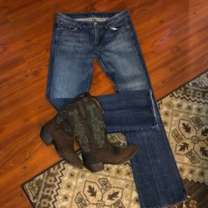 7FAMK “A” pocket jeans, size 30 womens